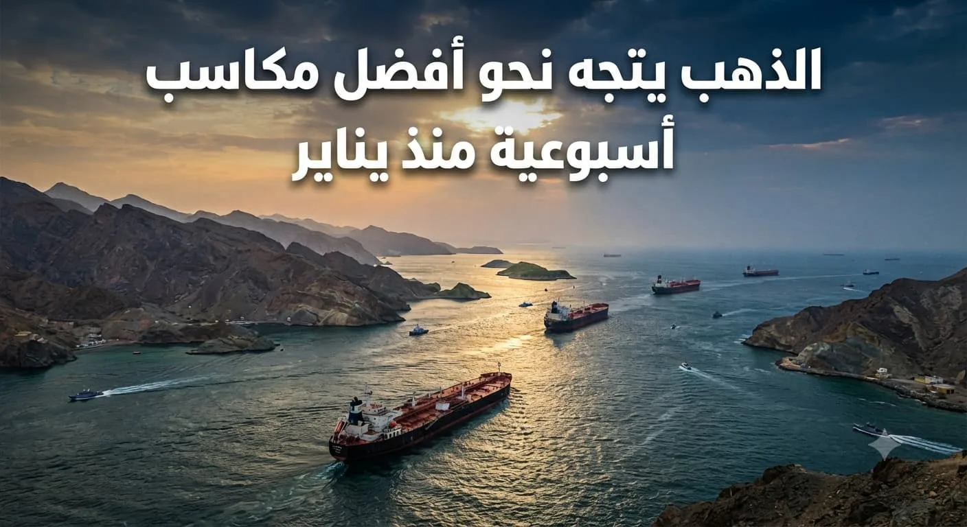 الذهب يتجه نحو أفضل مكاسب أسبوعية منذ يناير