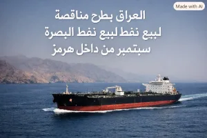 العراق يطرح مناقصة لبيع نفط البصرة لتحميل سبتمبر من داخل هرمز
